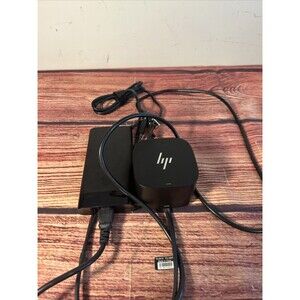 HP HSN-IX01 Thunderbolt Dock G2 with Combo Cable Docking Station 230W AC Adapter